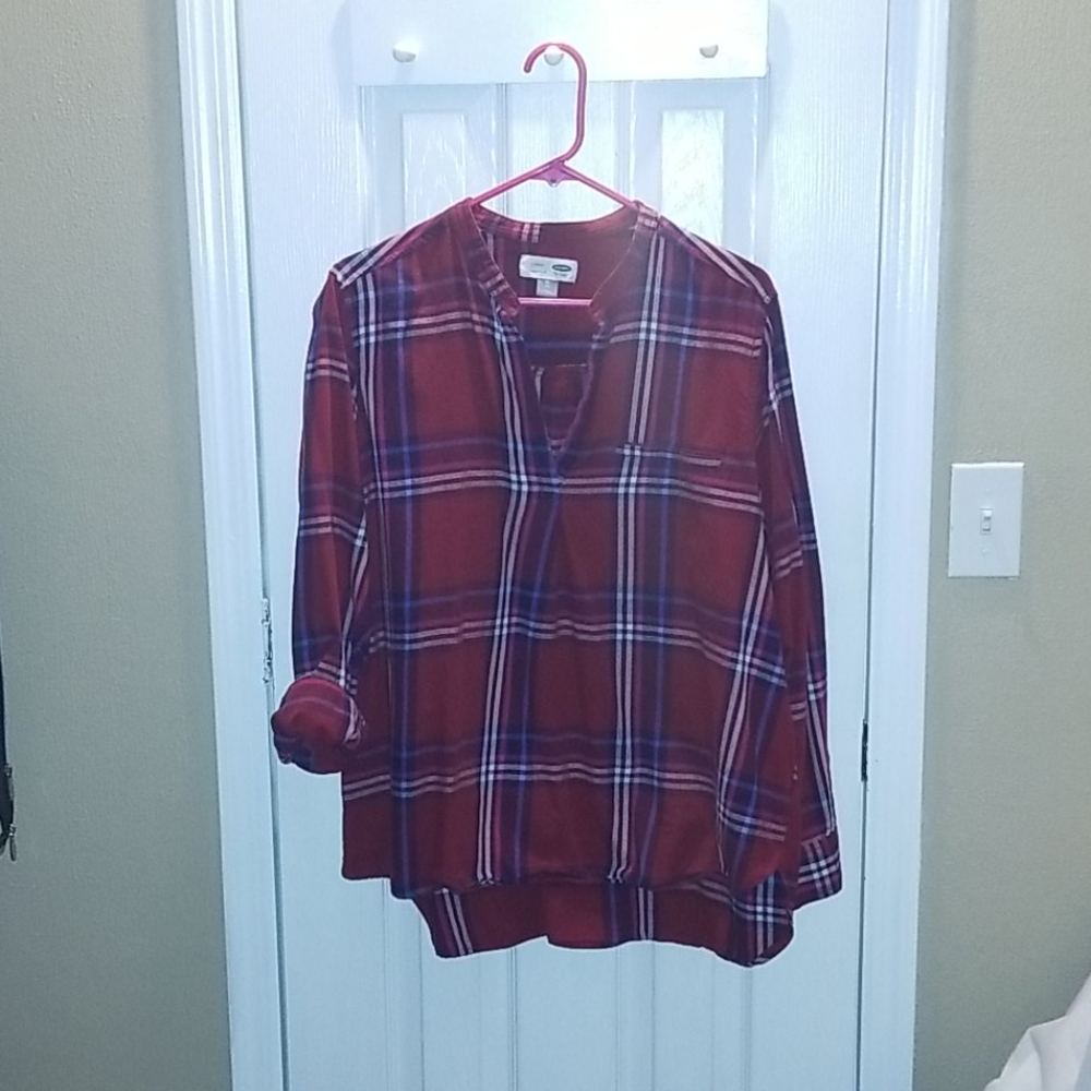 Old navy plaid tunic